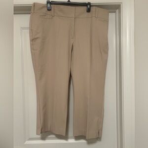 Women's Lane Bryant Khaki Capri Pants